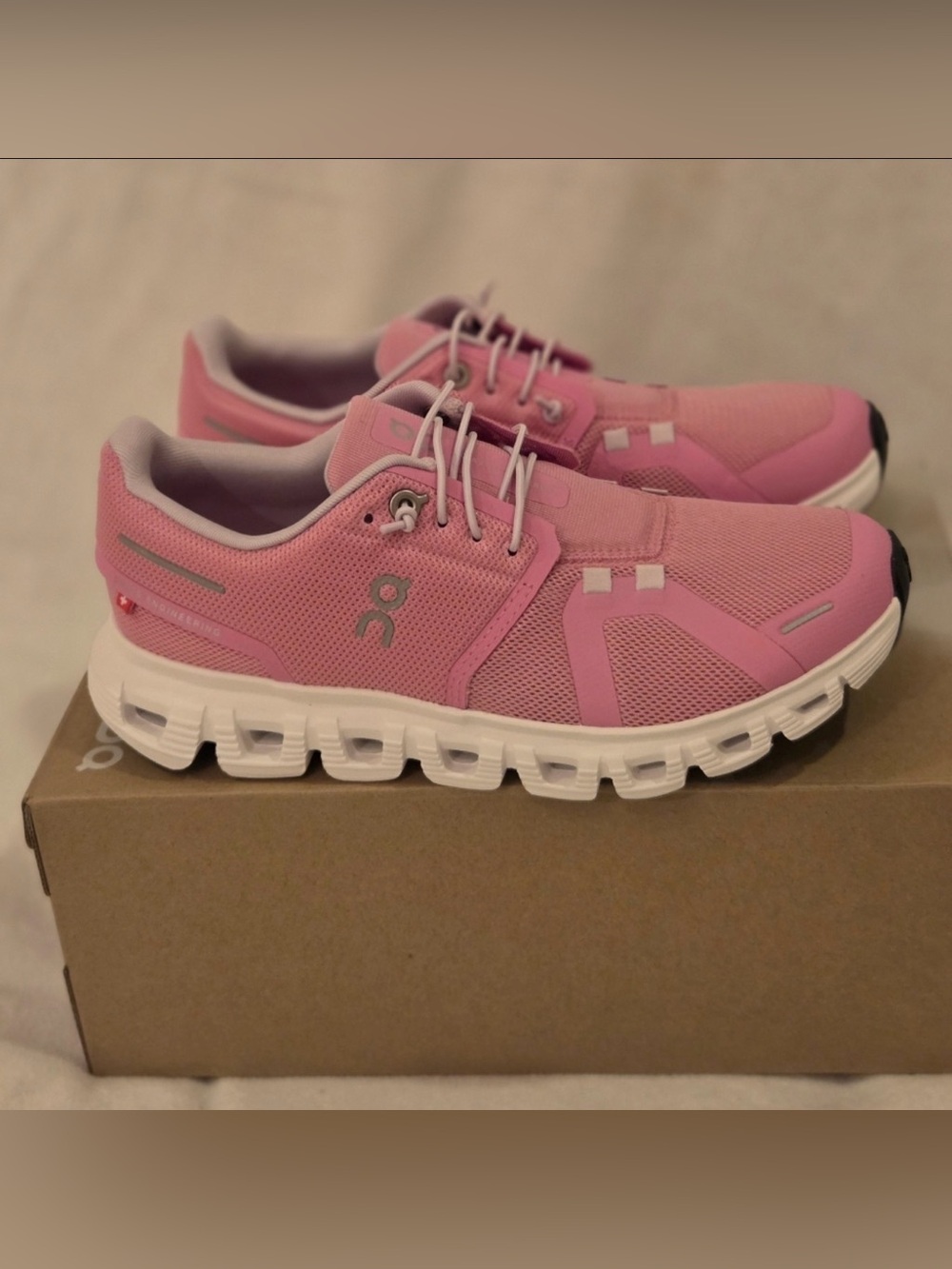 On Cloud Running Sneakers Raspberry Pink